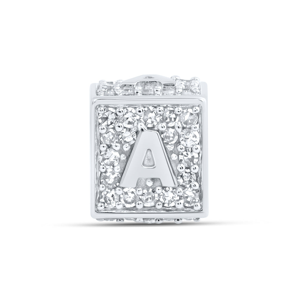 10Kt Gold 1/3Ctw-Dia Nk Fashion Initial A" Bracelet Box"