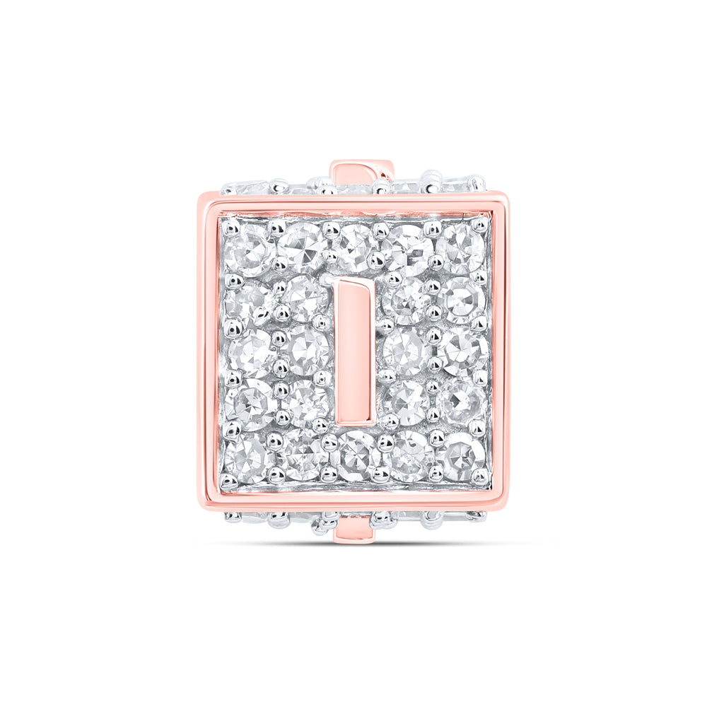 10Kt Gold 1/3Ctw-Dia Nk Fashion Initial I" Bracelet Box"