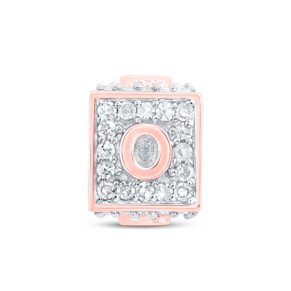 10Kt Gold 1/4Ctw-Dia Nk Fashion Initial O" Bracelet Box"