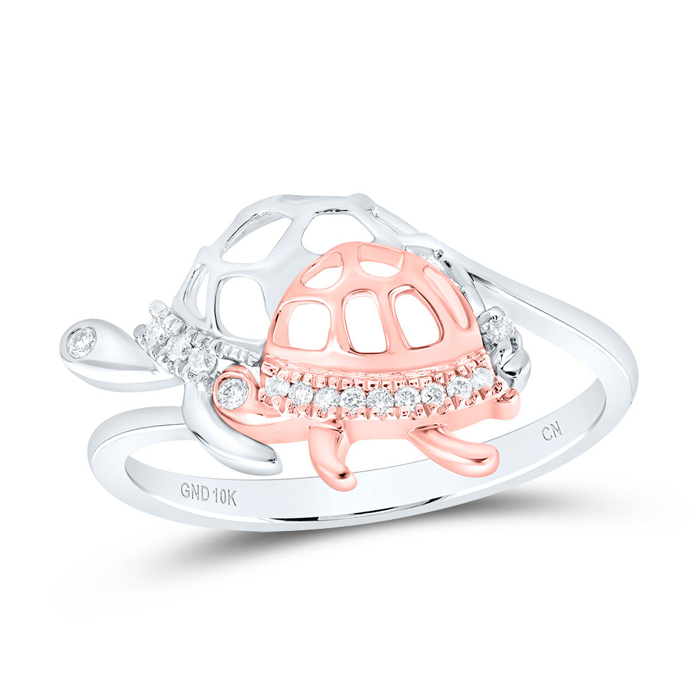 1/12Ctw-Dia Cn Turtle Gift Ring (2.59 grams)