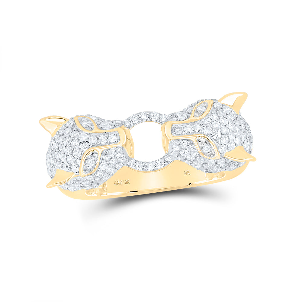1 1/3Ctw-Dia Nk Leopard Ladies Ring (5.97 grams)