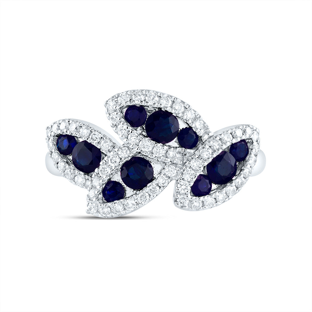 1/3Ctw-Dia Ana M 7/8Ctw Rd-Bs Nat Gem Ring (3.69 grams)