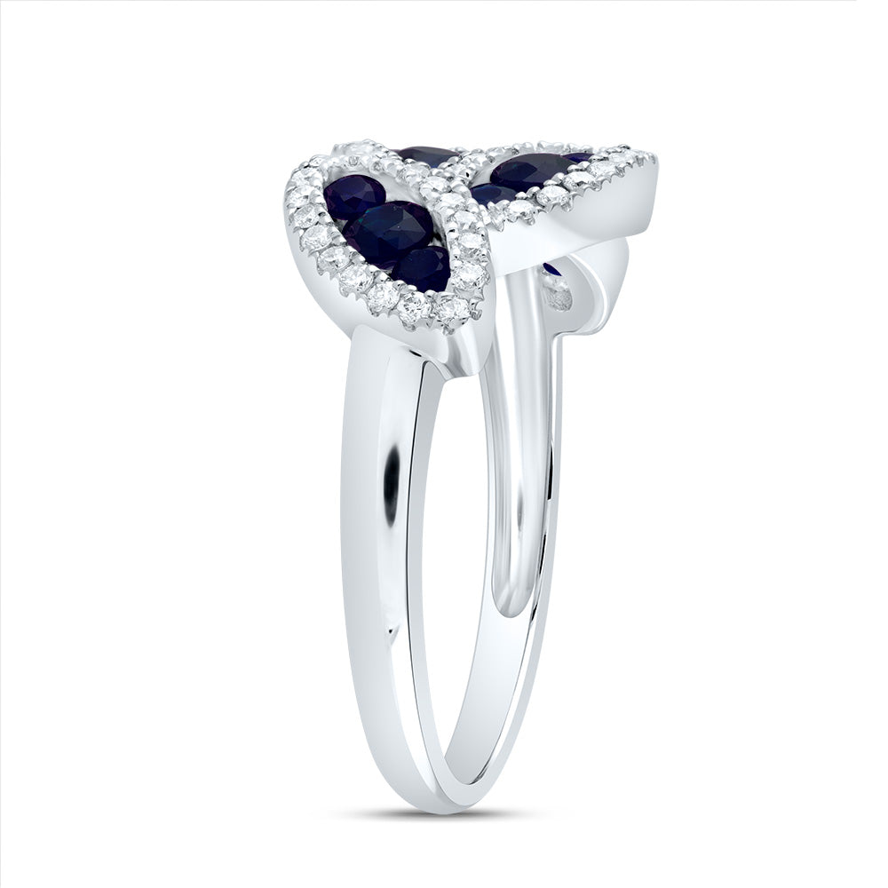 1/3Ctw-Dia Ana M 7/8Ctw Rd-Bs Nat Gem Ring (3.69 grams)