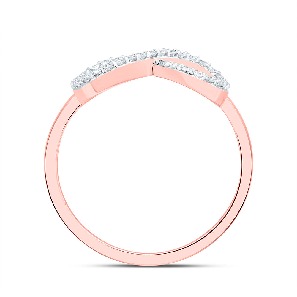 1/6Ctw-Dia Cn Fashion Infinity Ring (1.71 grams)