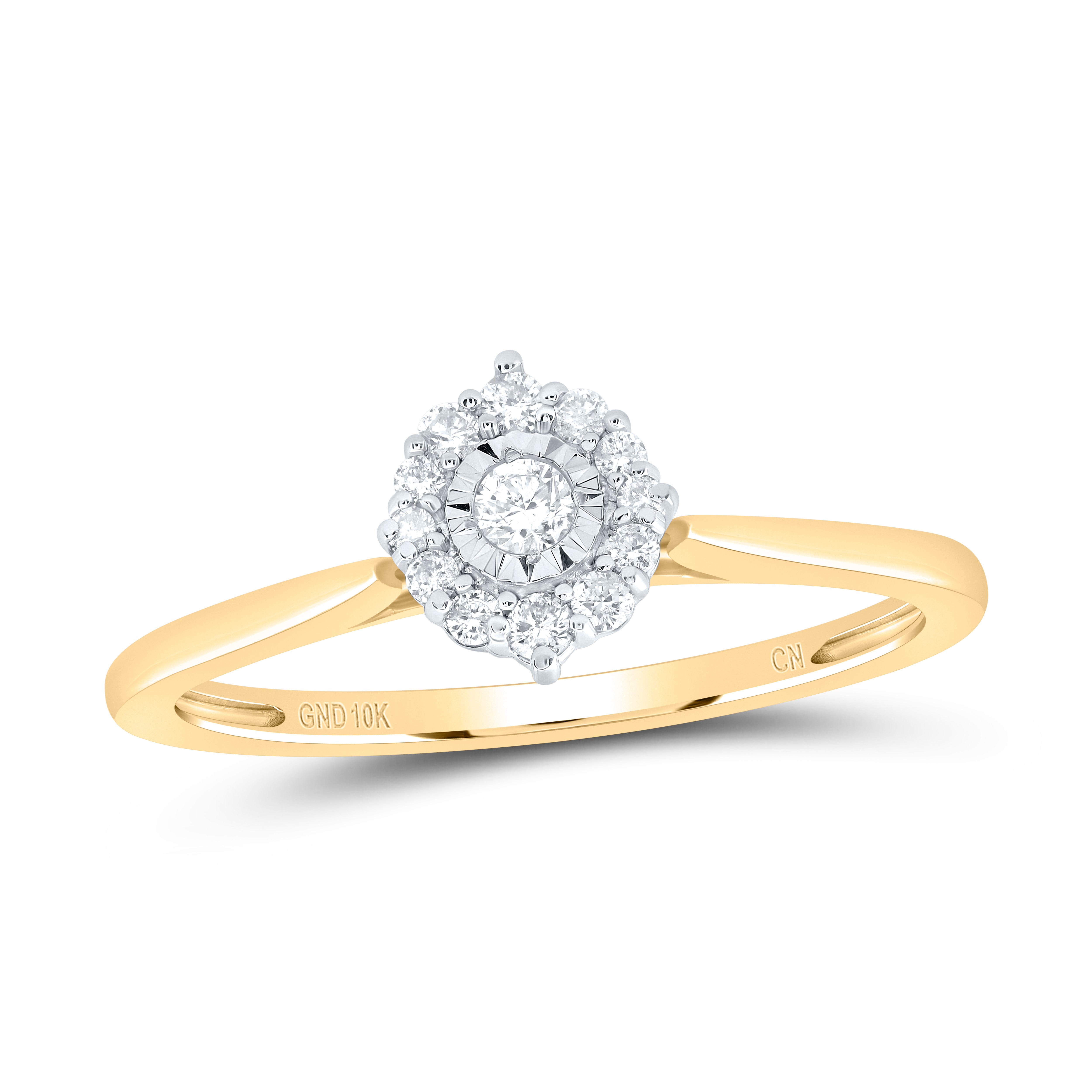 1/6Ctw-Diamond Gift Promise Ring (1.45 grams)