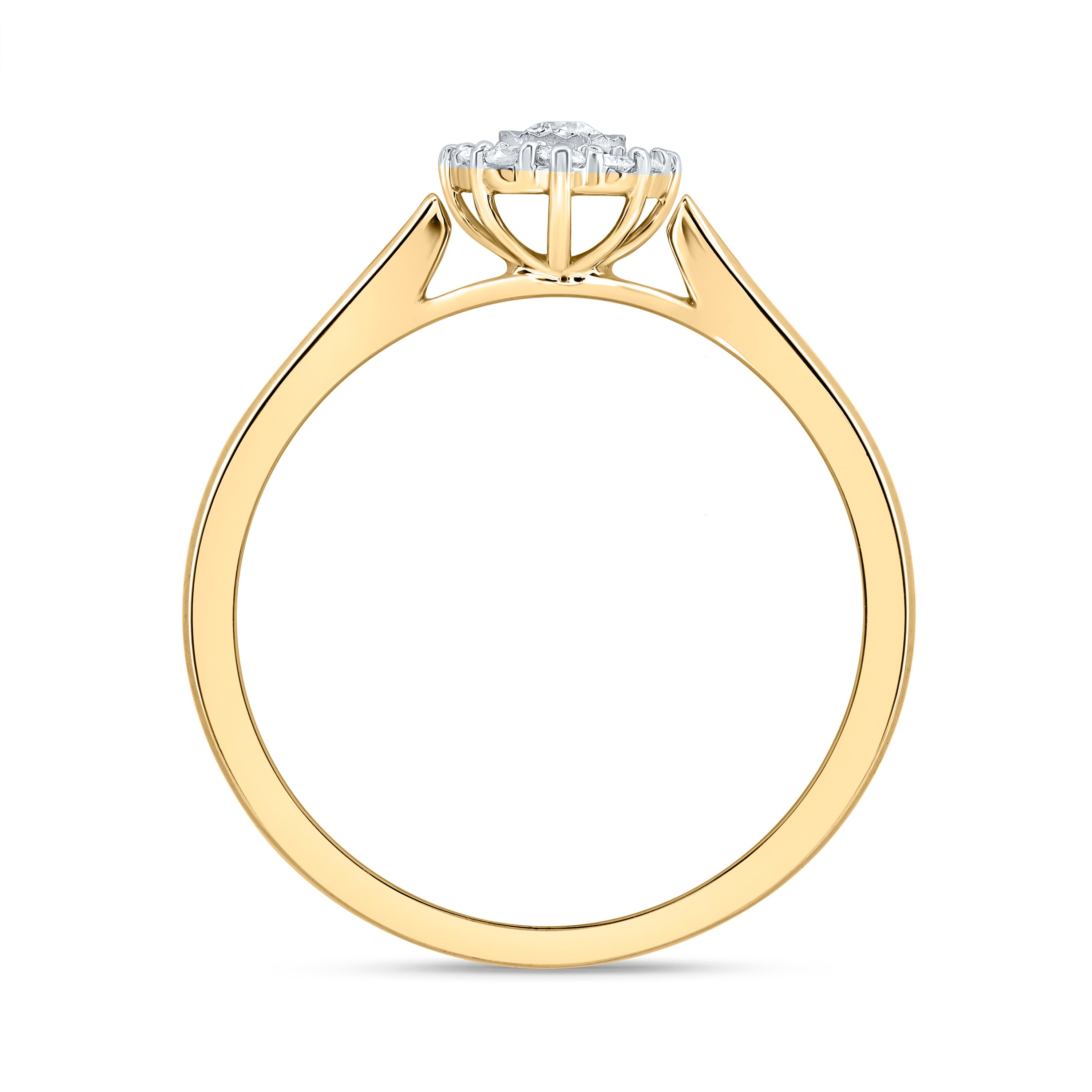 1/6Ctw-Diamond Gift Promise Ring (1.45 grams)