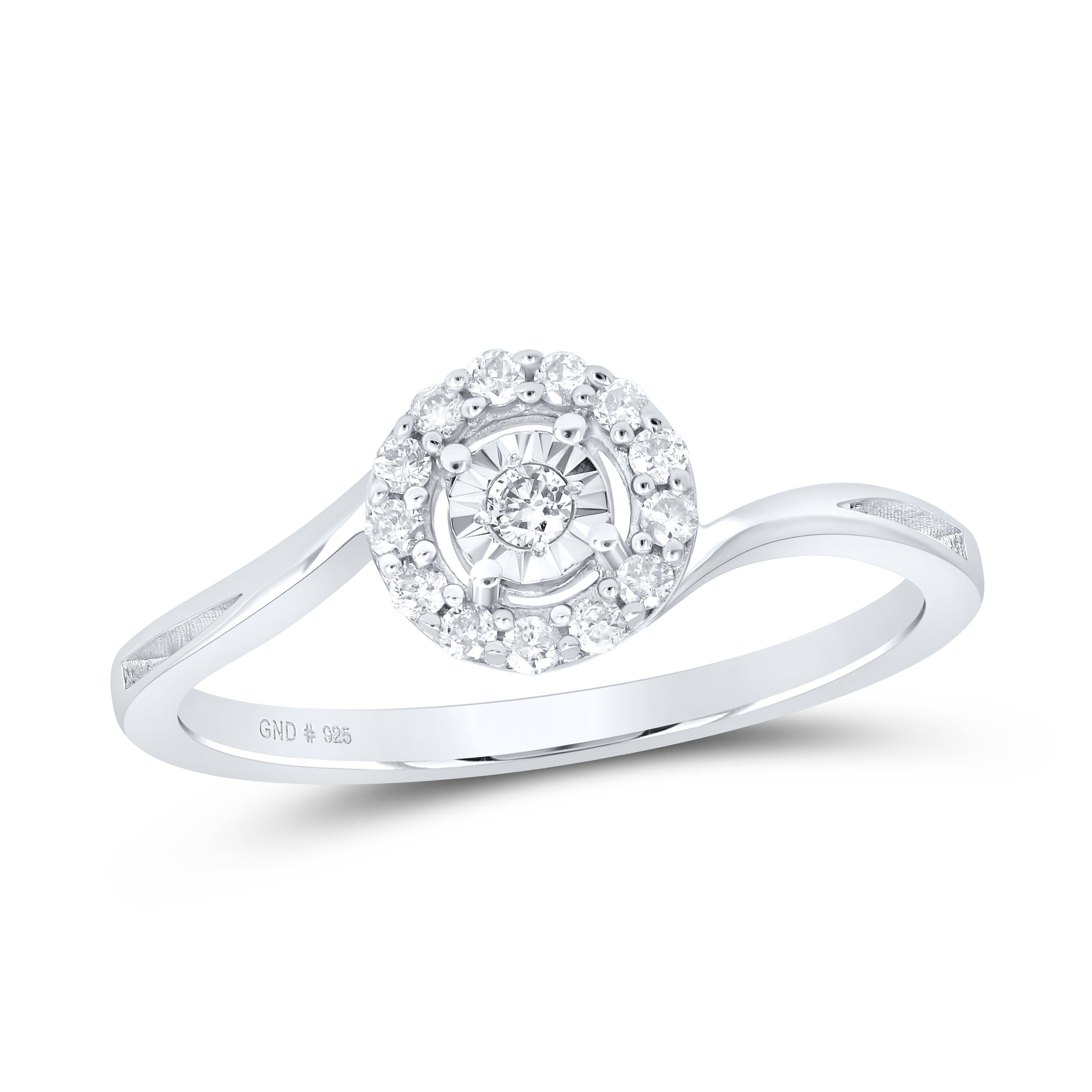 1/6Ctw-Dia P1 Gift Round Ring (1.48 grams)