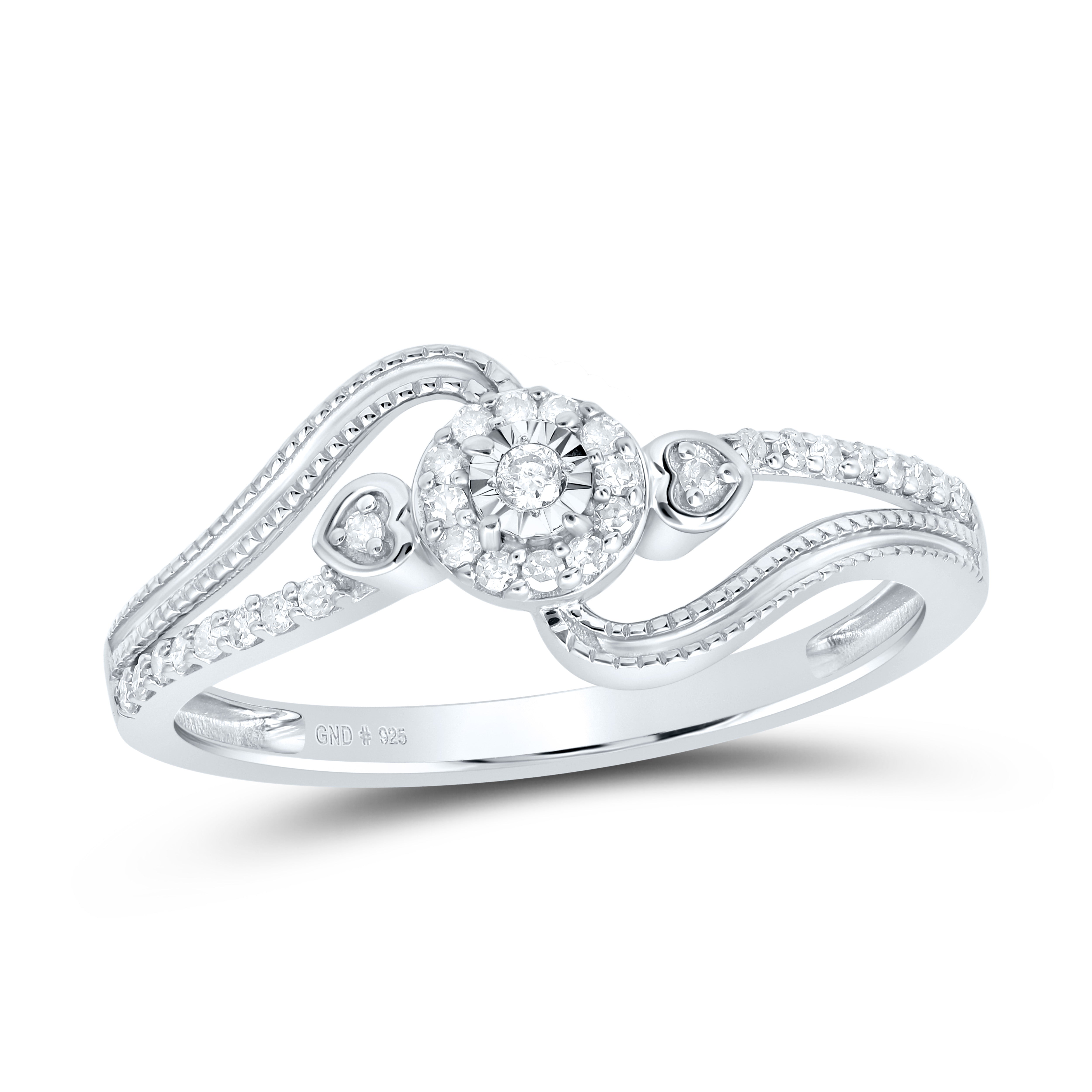 1/8Ctw-Dia P1 Gift Ring (1.85 grams)