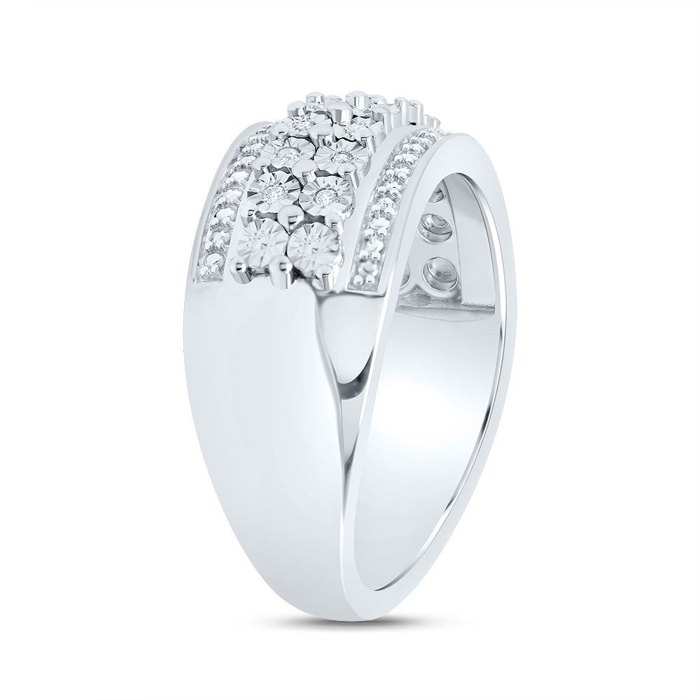 1/20Ctw-Nat Diamond Gift Band Ring (5.71 grams)