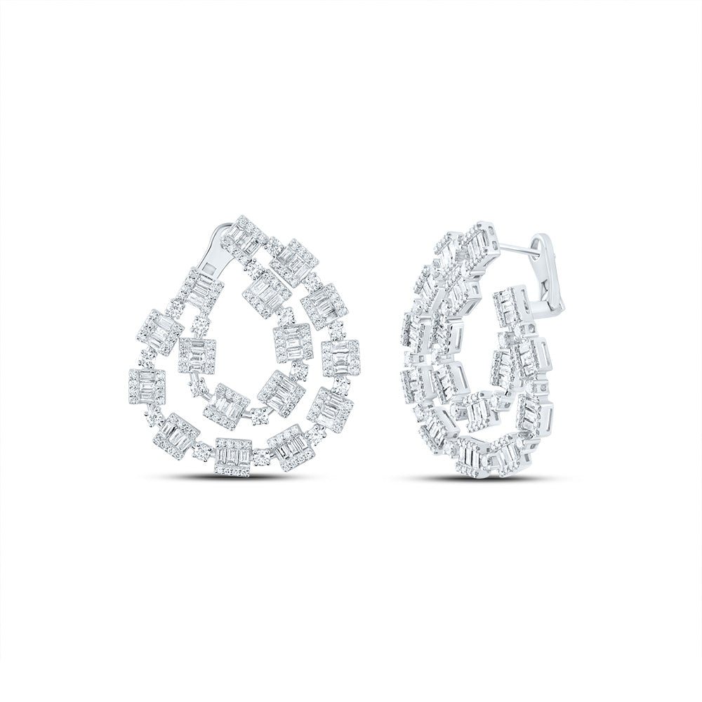 14Kt Gold 5 1/2Ctw-Dia Ana M Fashion Earring