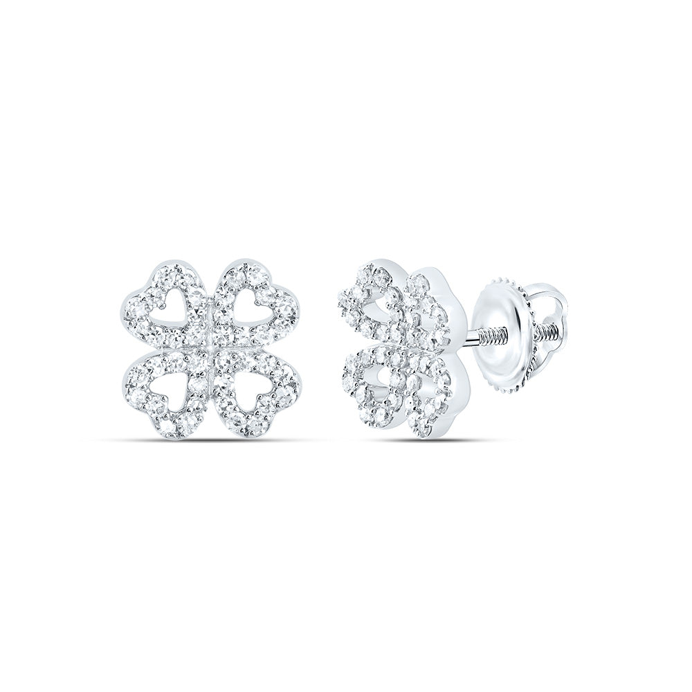 1/4Ctw-Nat Diamond Gift Heart Earring