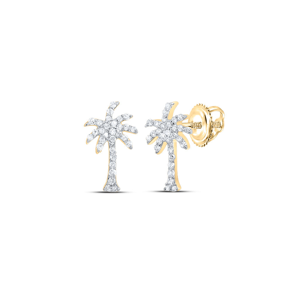 1/5Ctw-Nat Dia P1 Gift Tree Stud Earring