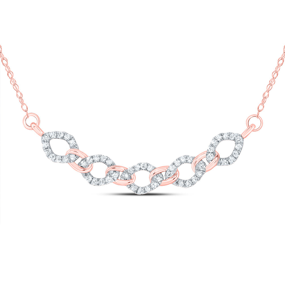 10Kt Gold 1/4Ctw-Diamond Gift Cuban Necklace (18 Inch)