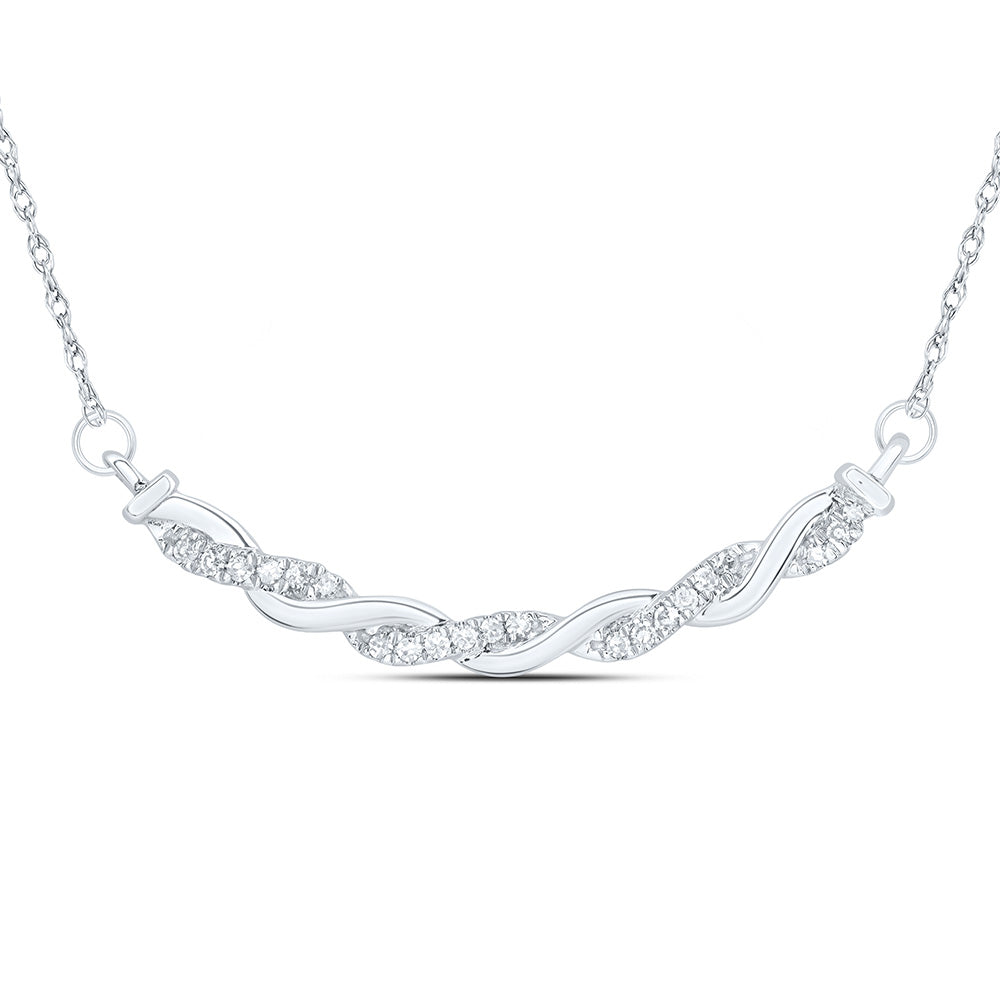10Kt Gold 1/10Ctw-Diamond Gift Necklace (18 Inch)