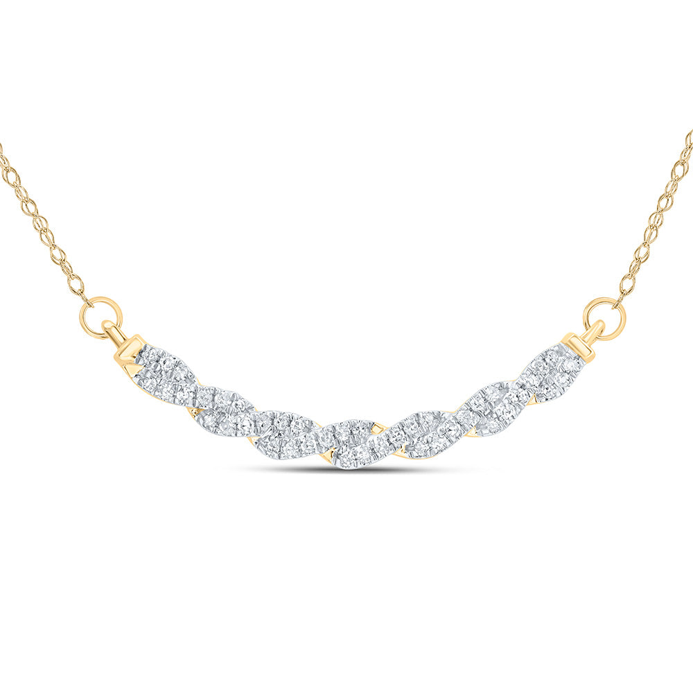 10Kt Gold 1/5Ctw-Diamond Gift Necklace (18 Inch)