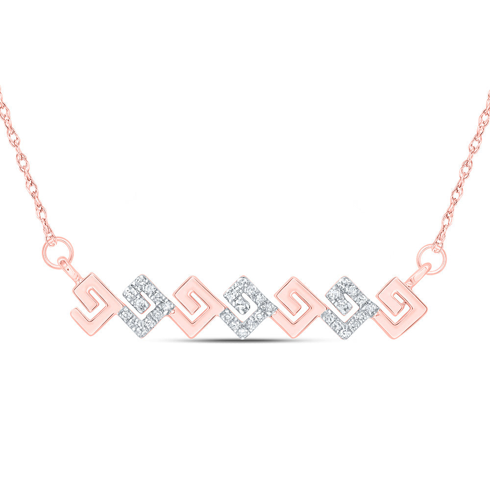 10Kt Gold 1/10Ctw-Dia Cn Gift Necklace (18 Inch)