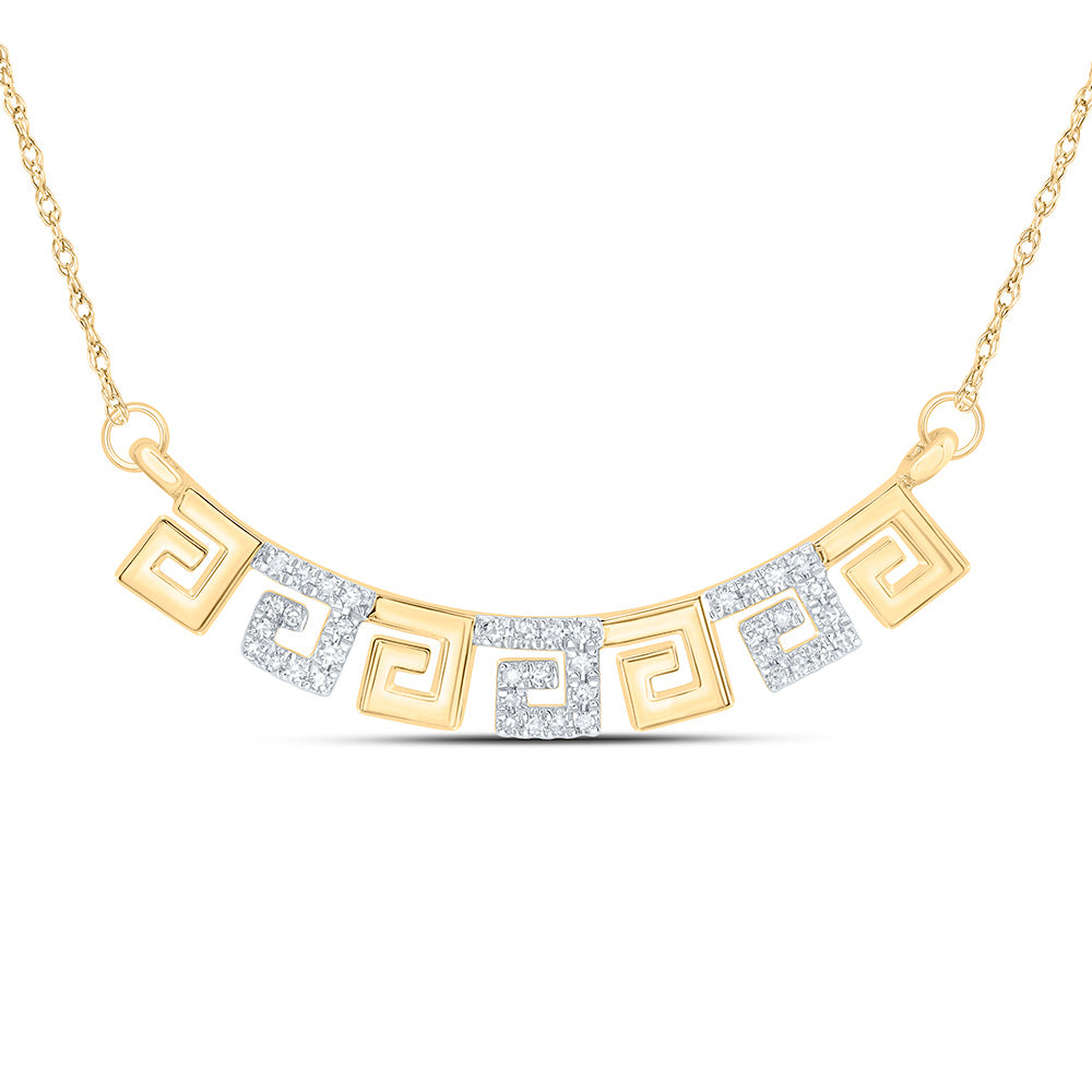 10Kt Gold 1/8Ctw-Diamond Gift Necklace (18 Inch)