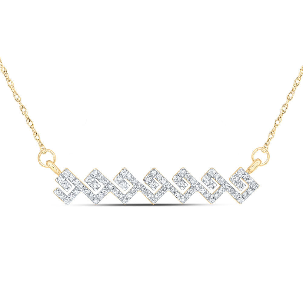 10Kt Gold 1/4Ctw-Diamond Gift Necklace (18 Inch)