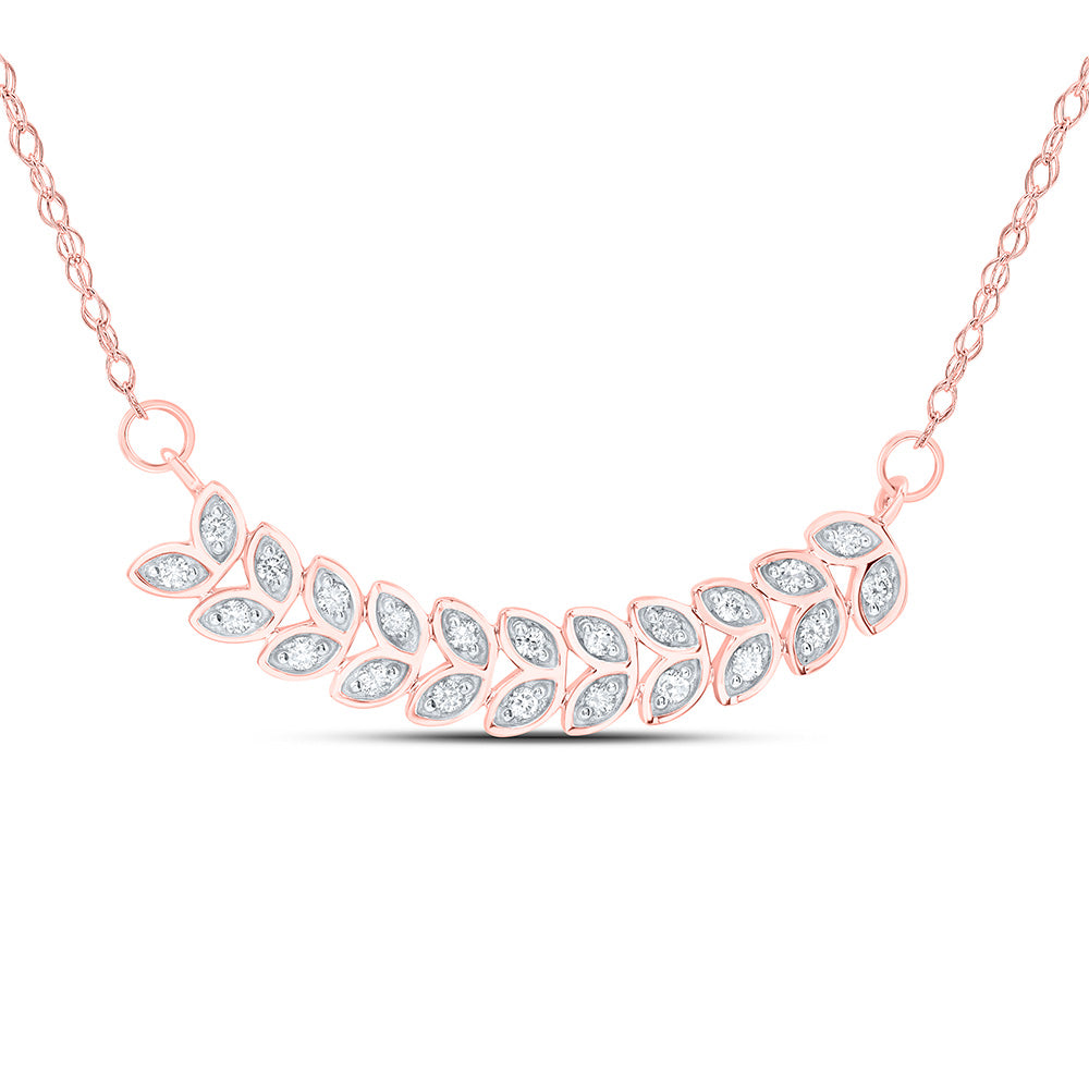 10Kt Gold 1/6Ctw-Diamond Gift Necklace (18 Inch)