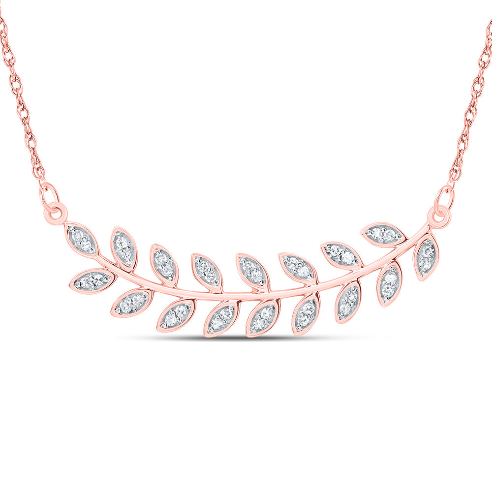 10Kt Gold 1/8Ctw-Dia Cn Gift Necklace (18 Inch)