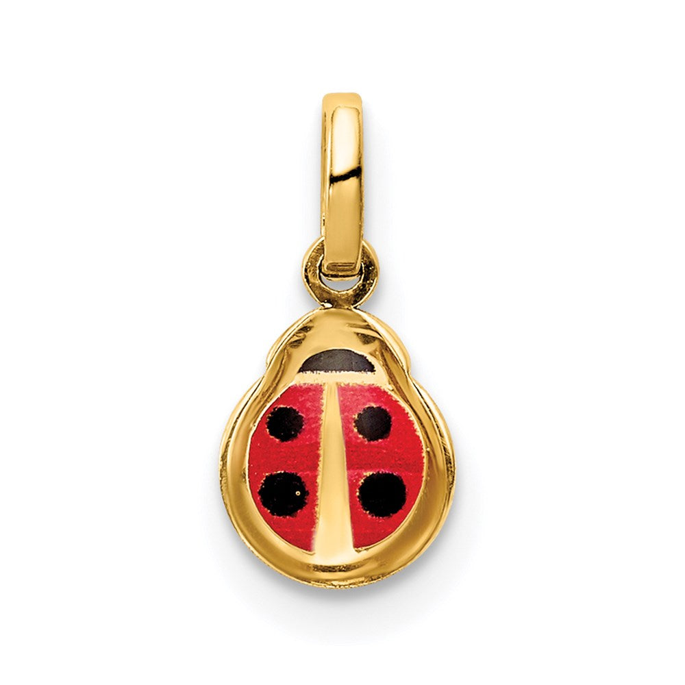 14K Enamel Ladybug Charm (0.23 grams)