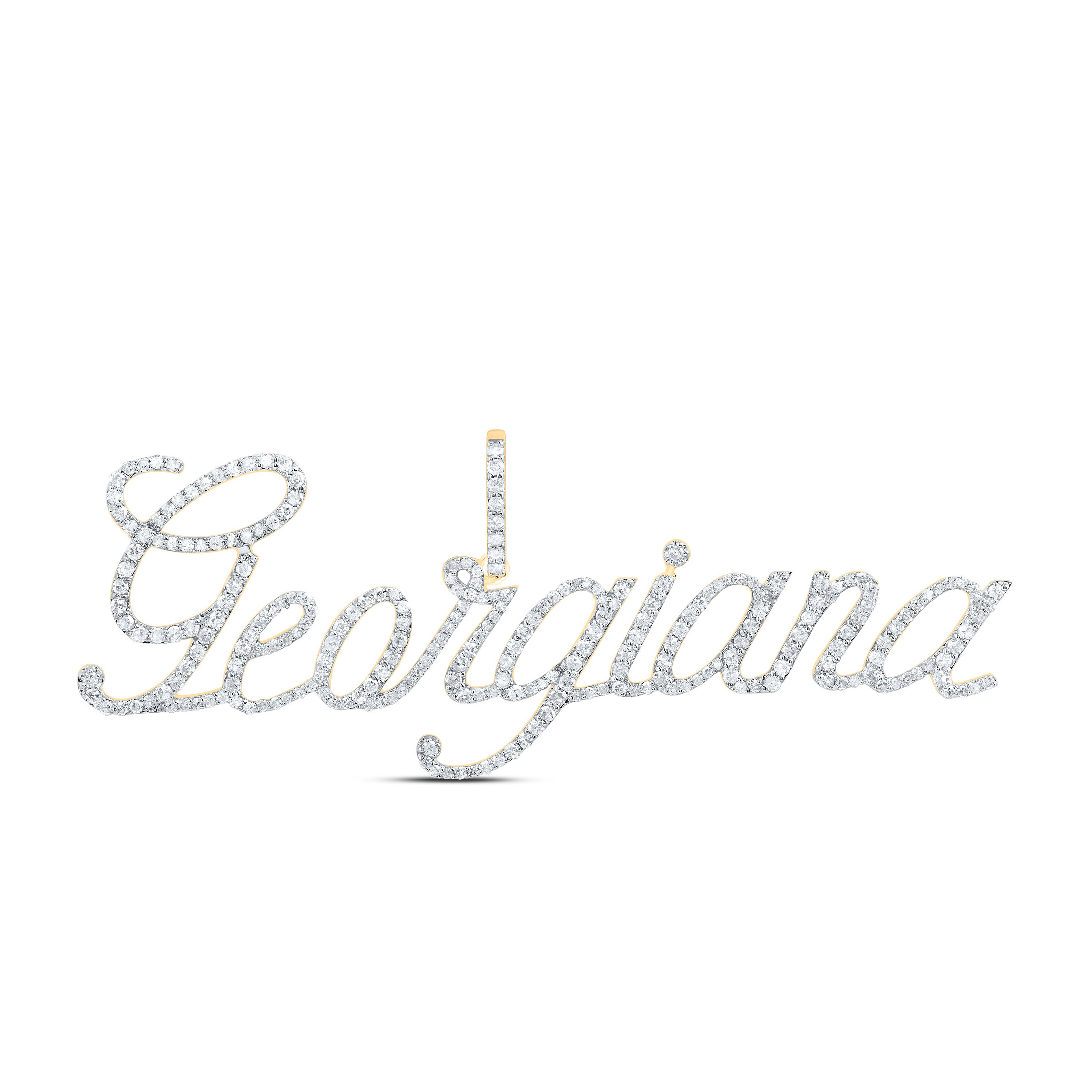 10Kt Gold 1 1/5Ctw-Dia P1 Gift Georgiana" Pendant"