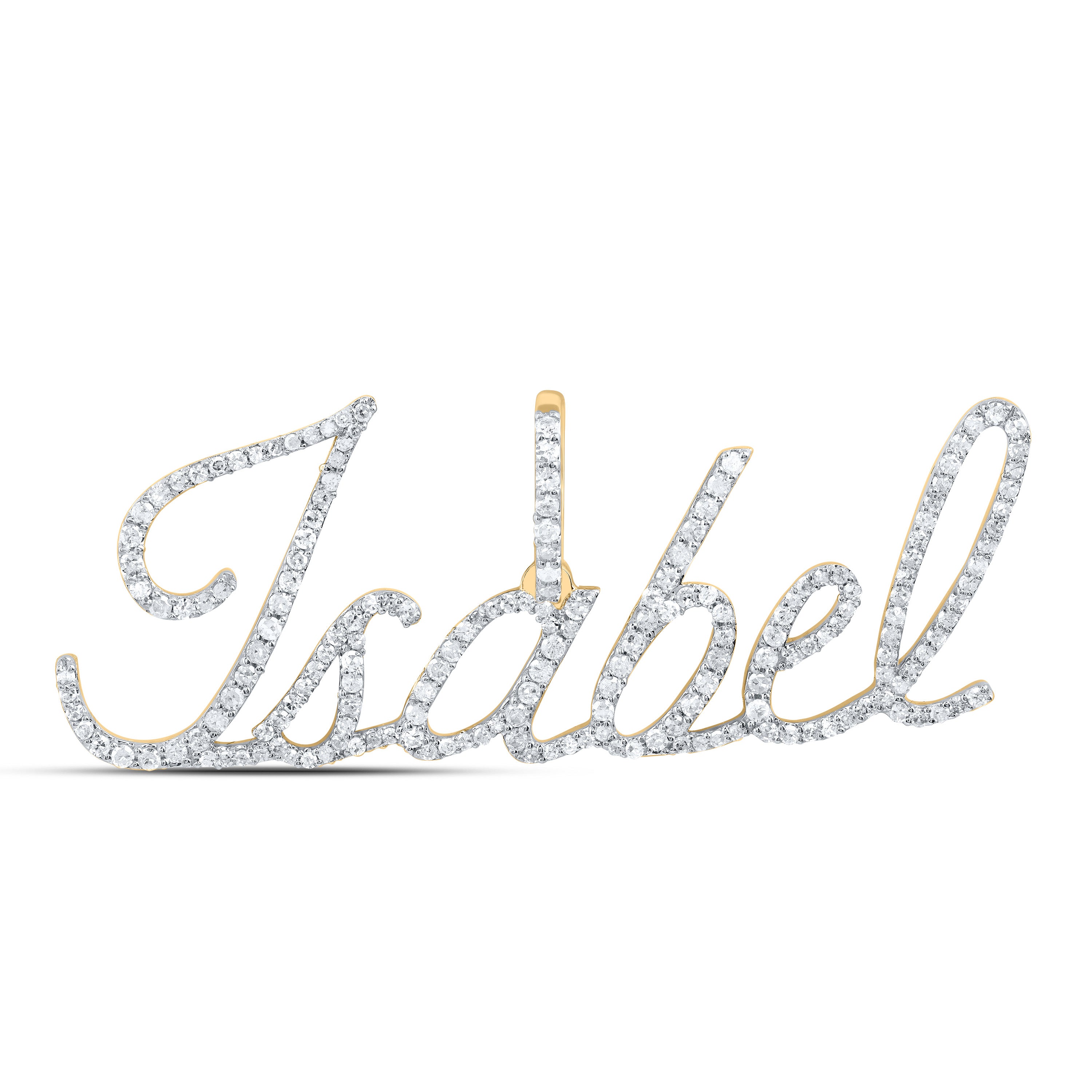 10Kt Gold 7/8Ctw-Dia P1 Gift Isabel" Pendant"