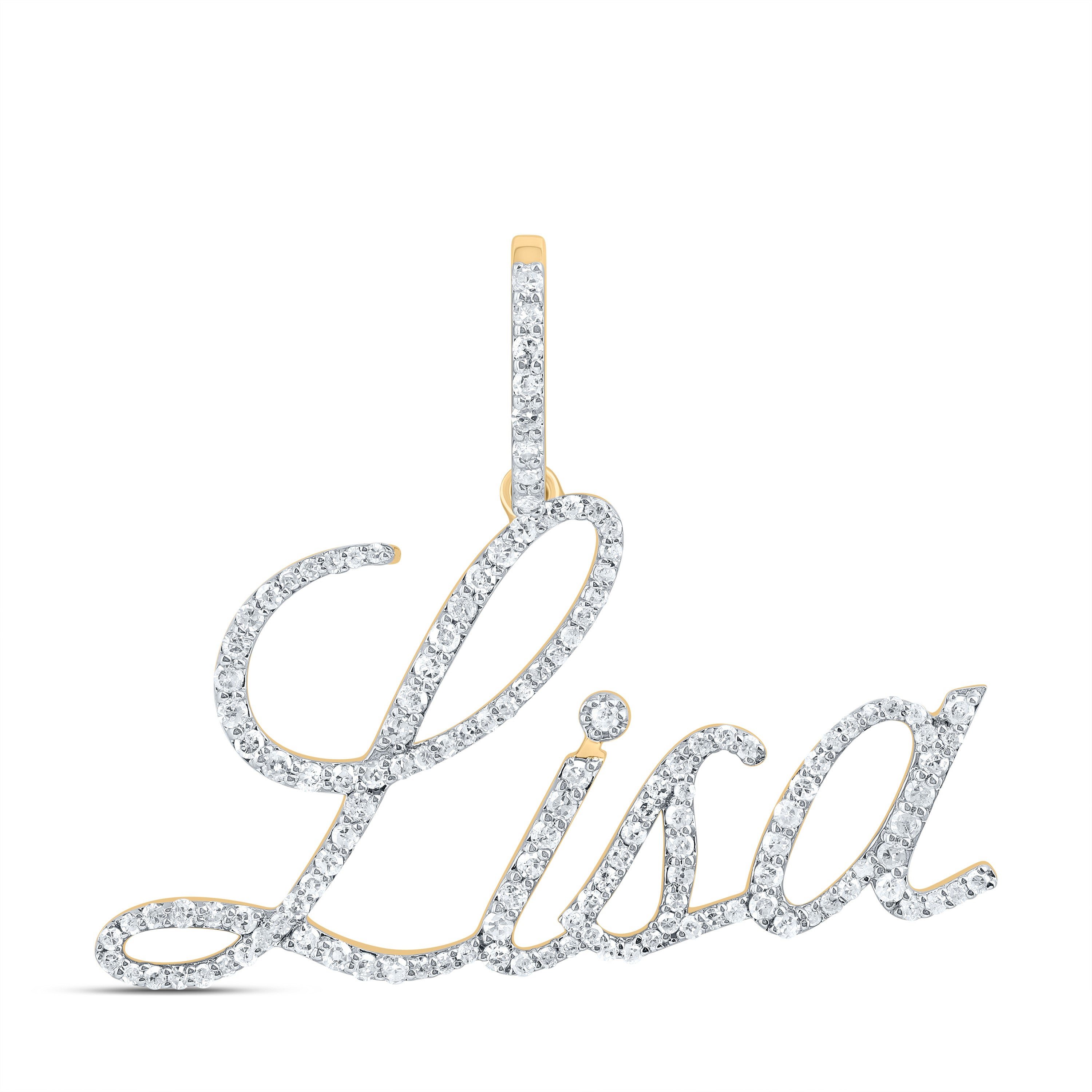 10Kt Gold 5/8Ctw-Dia P1 Gift Lisa" Pendant"