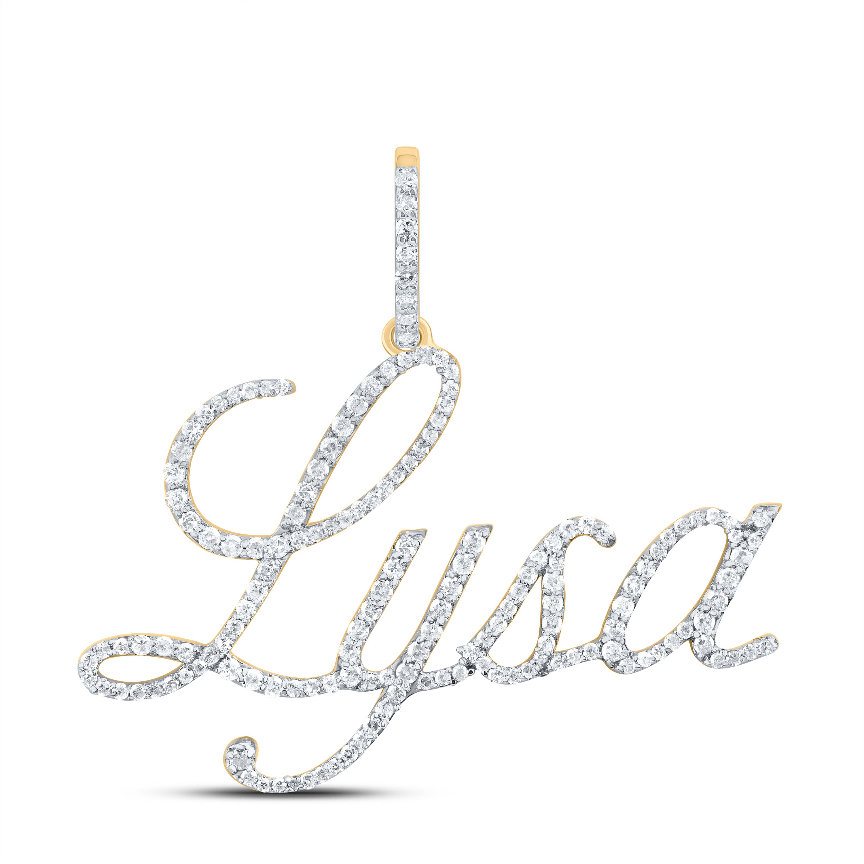 10Kt Gold 5/8Ctw-Dia P1 Gift Lysa" Pendant"