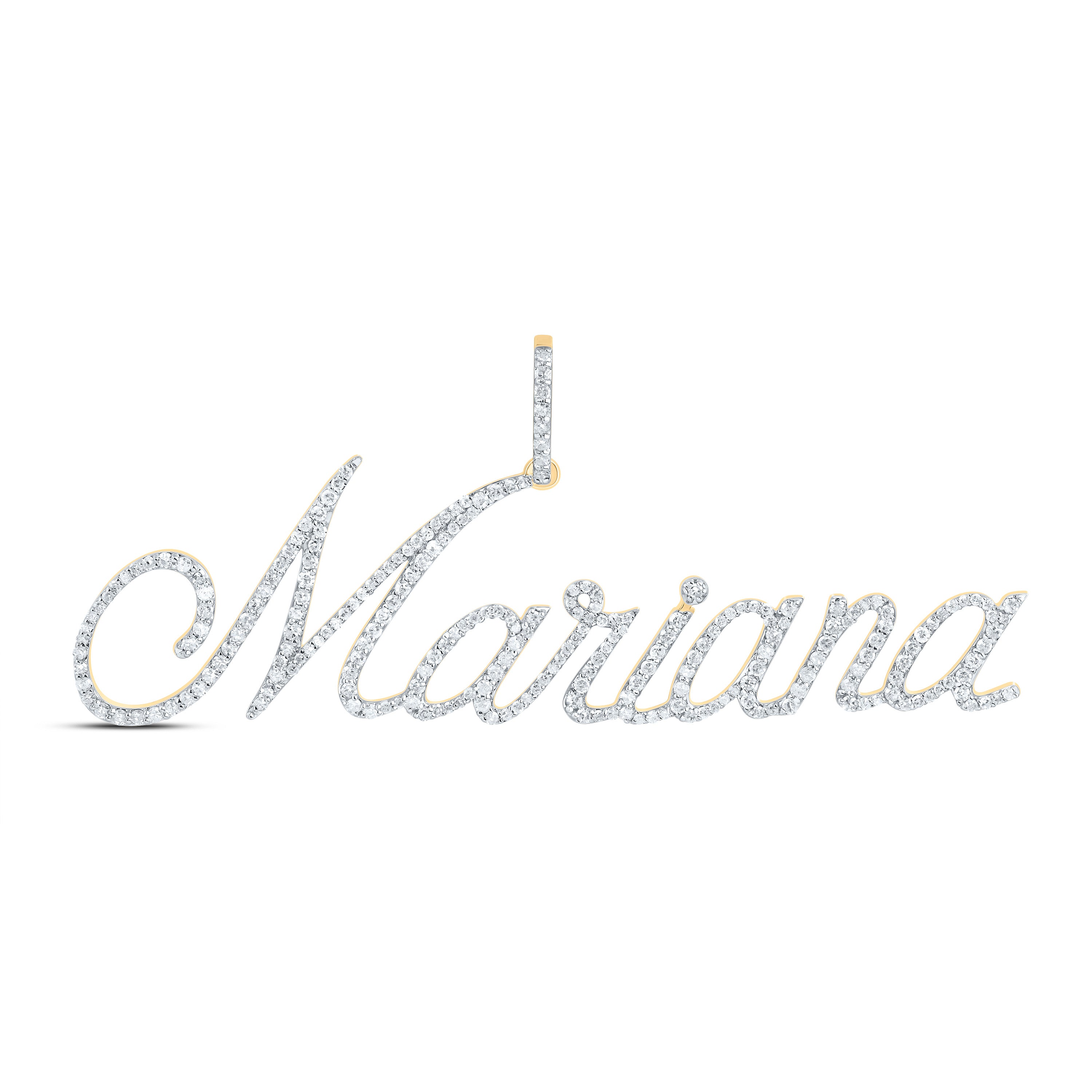 10Kt Gold 1Ctw-Dia P1 Gift Mariana" Pendant"