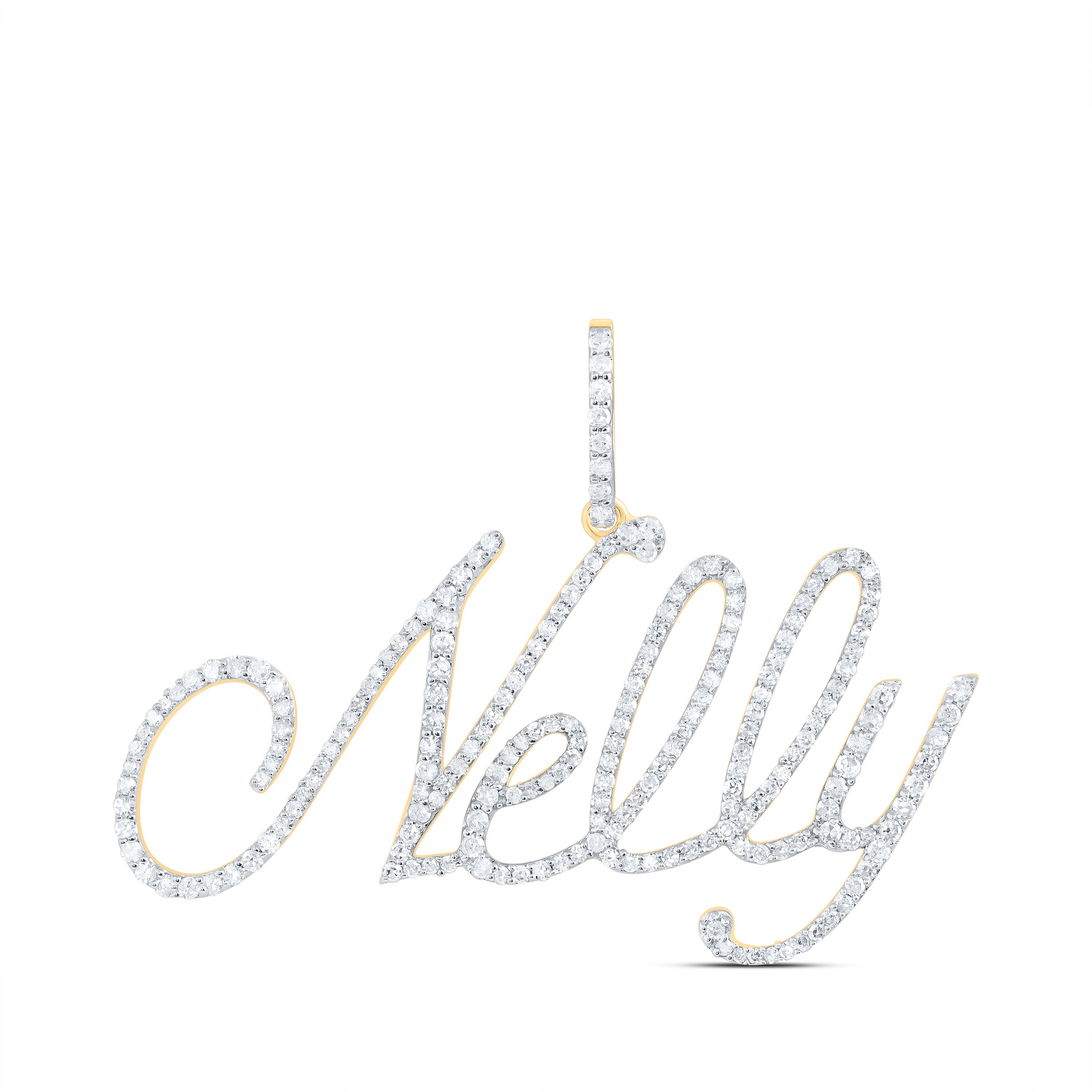 10Kt Gold 7/8Ctw-Dia P1 Gift Nelly" Pendant"