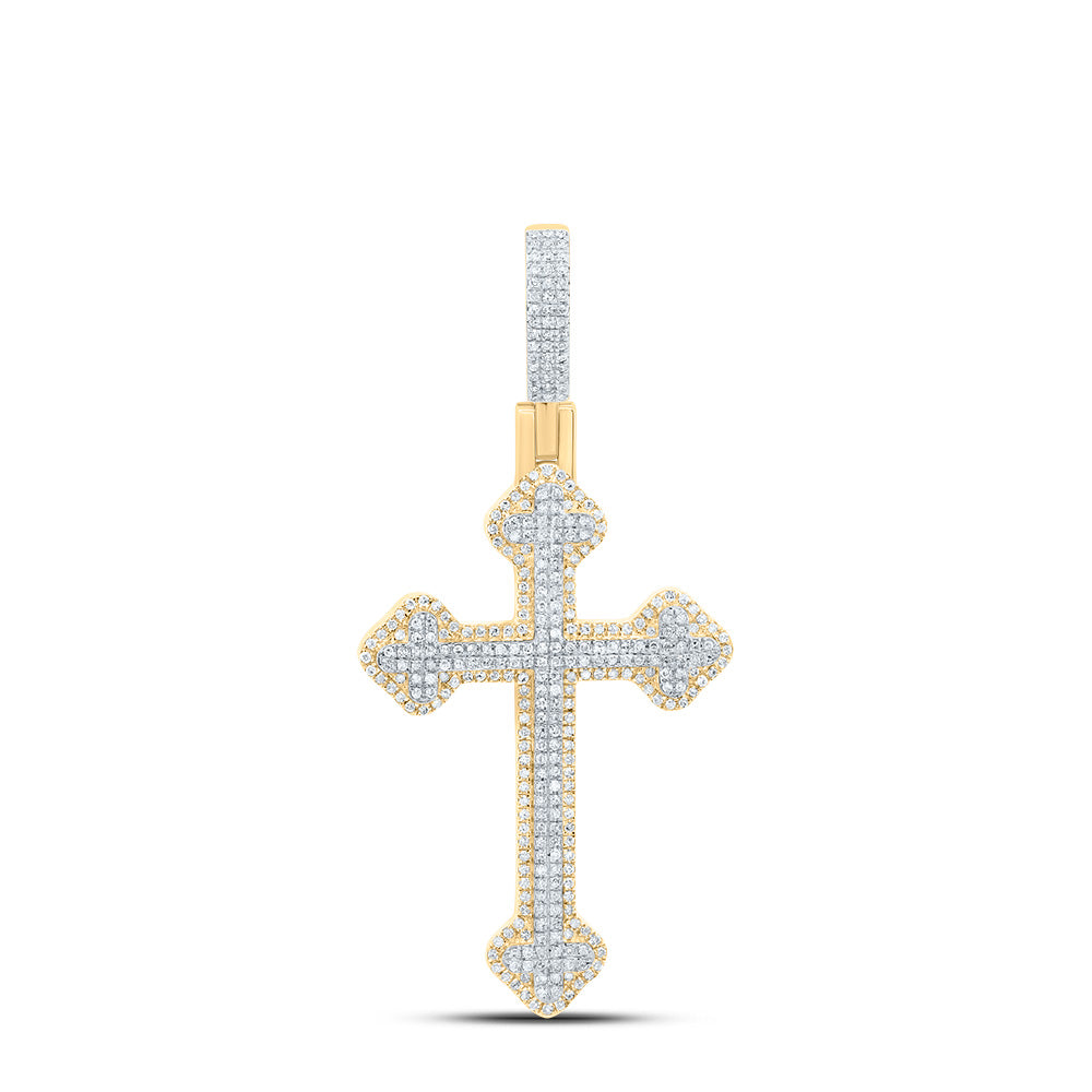 7/8Ctw-Nat Dia P1 Gift Cross Pendant (7.348 grams)