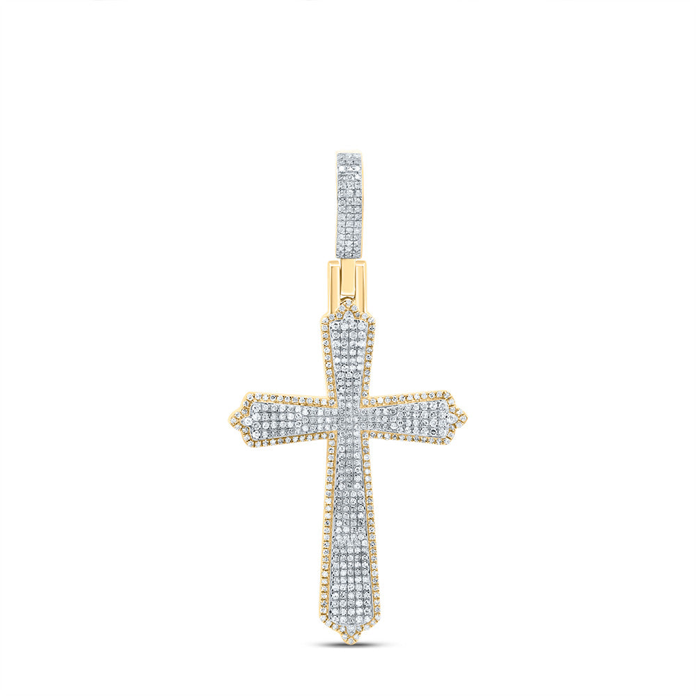 1 1/5Ctw-Nat Dia P1 Gift Cross Pendant (7.353 grams)