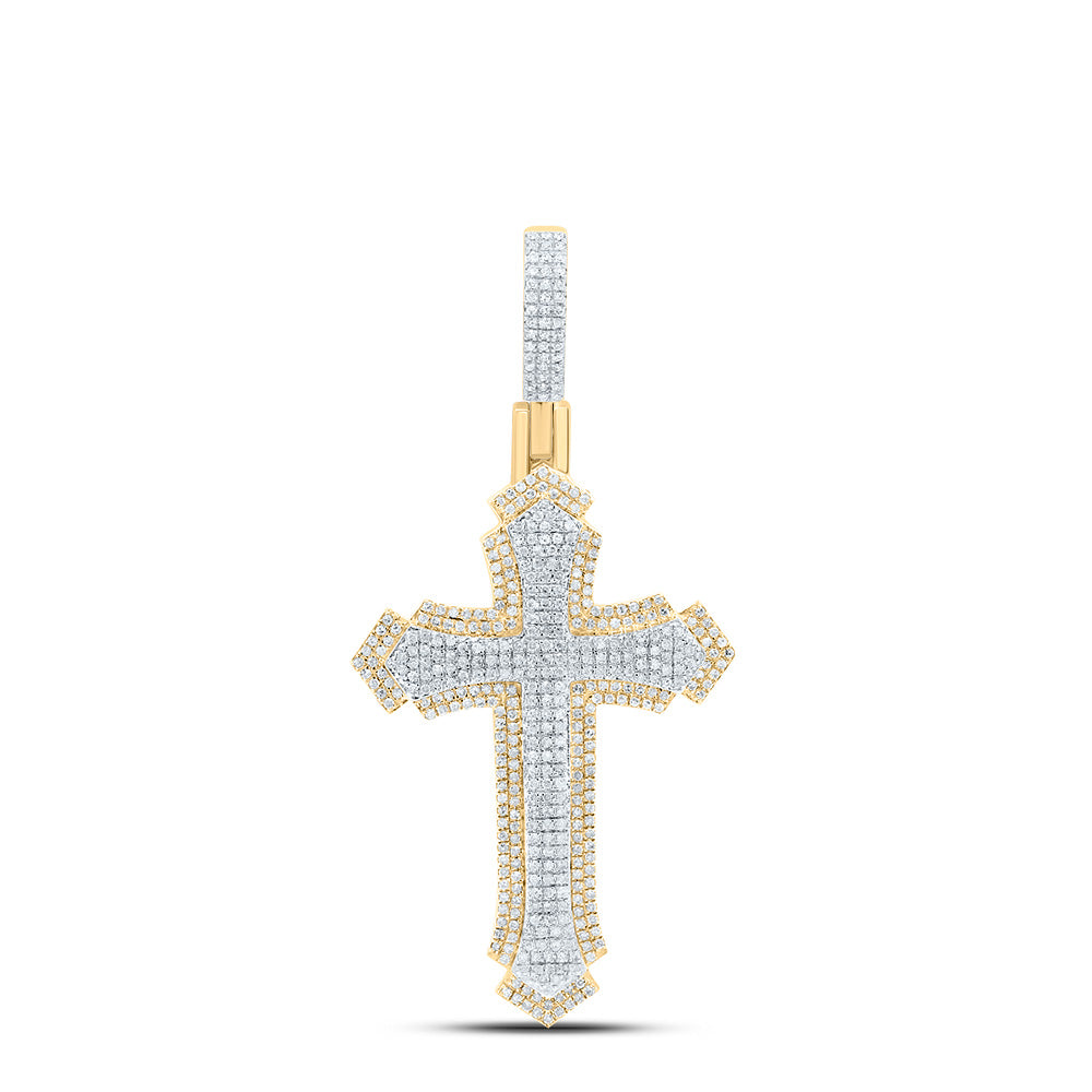 1 1/3Ctw-Nat Dia P1 Gift Cross Pendant (7.631 grams)