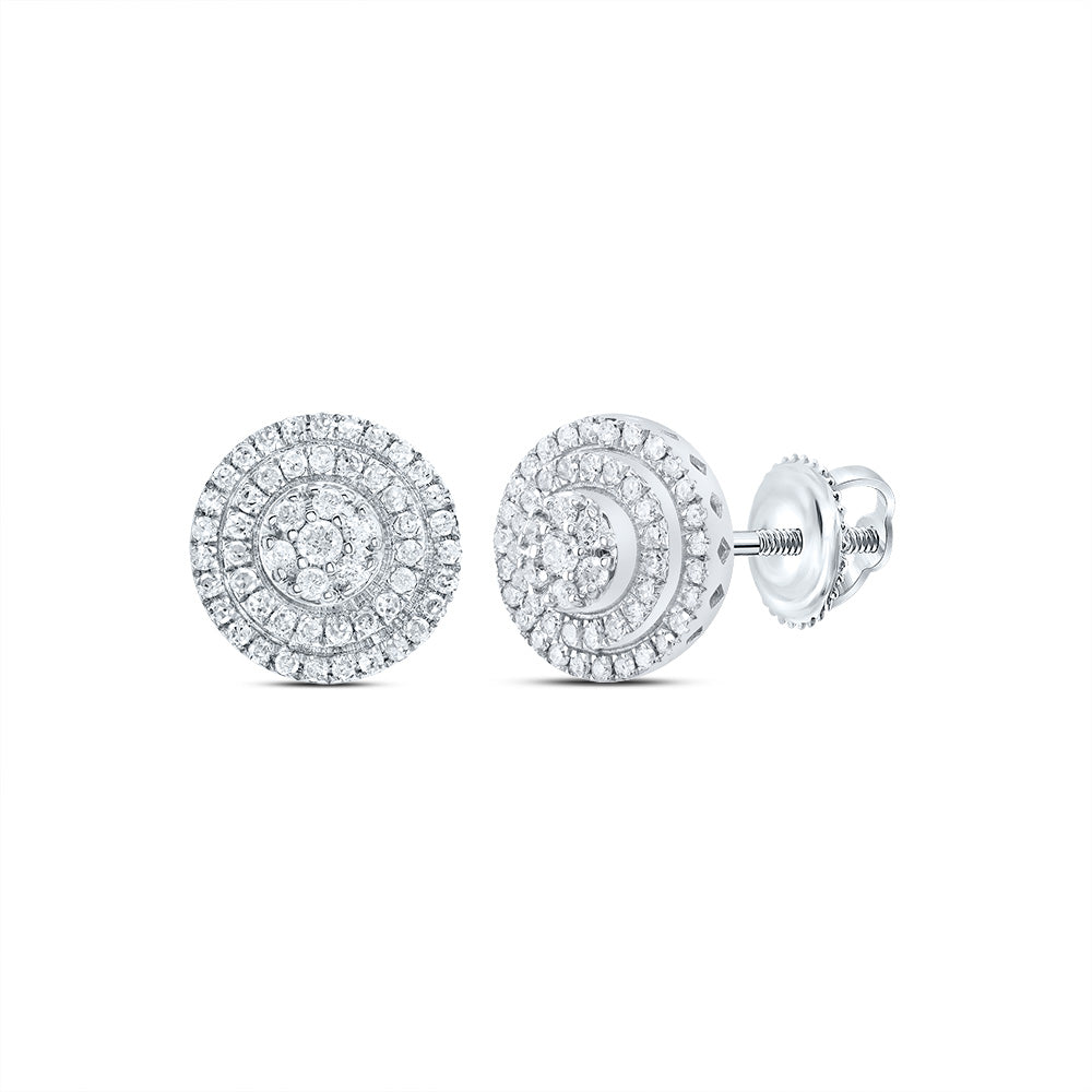 1/2Ctw-Nat Dia P1 Gift Round Stud Earring