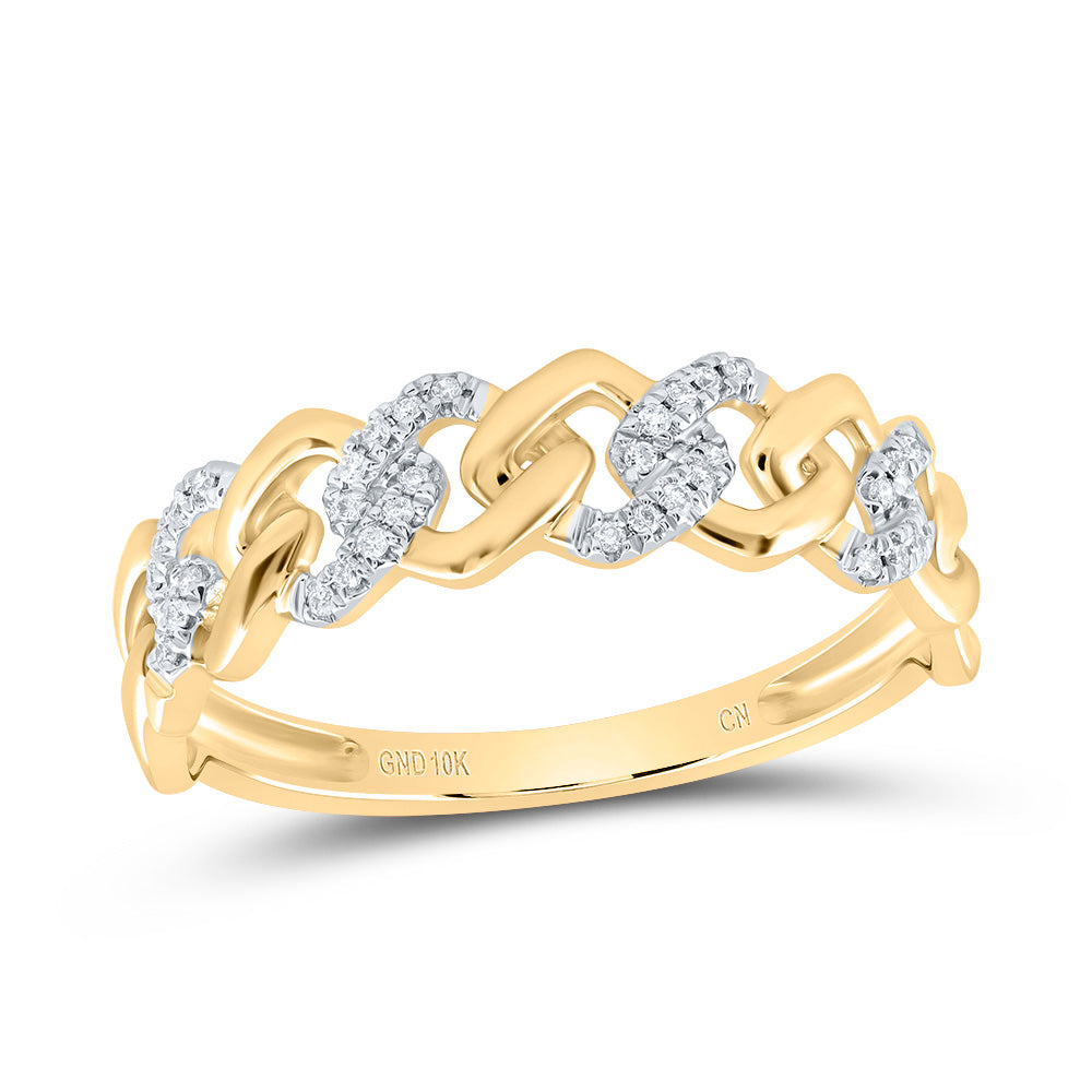 1/2Ctw-Nat Dia Cn Cuban Fashion Trio Set (5.29 grams)