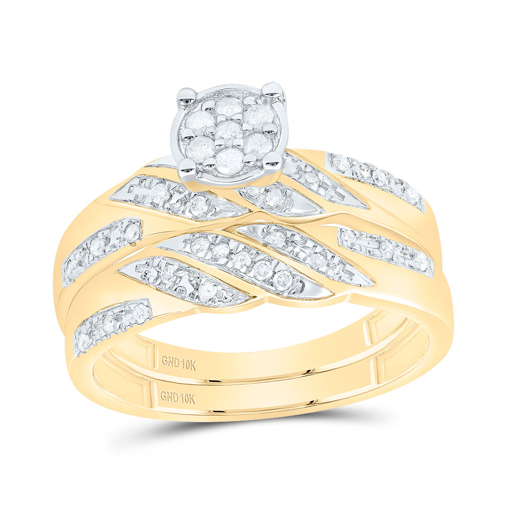1/3Ctw-Nat Diamond Round Trio Set (5.63 grams)