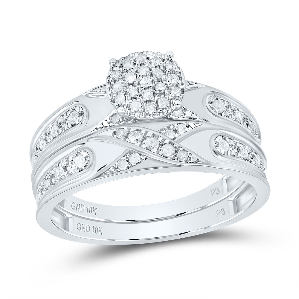 1/3Ctw-Nat Dia P3 Round Trio Set (5.67 grams)