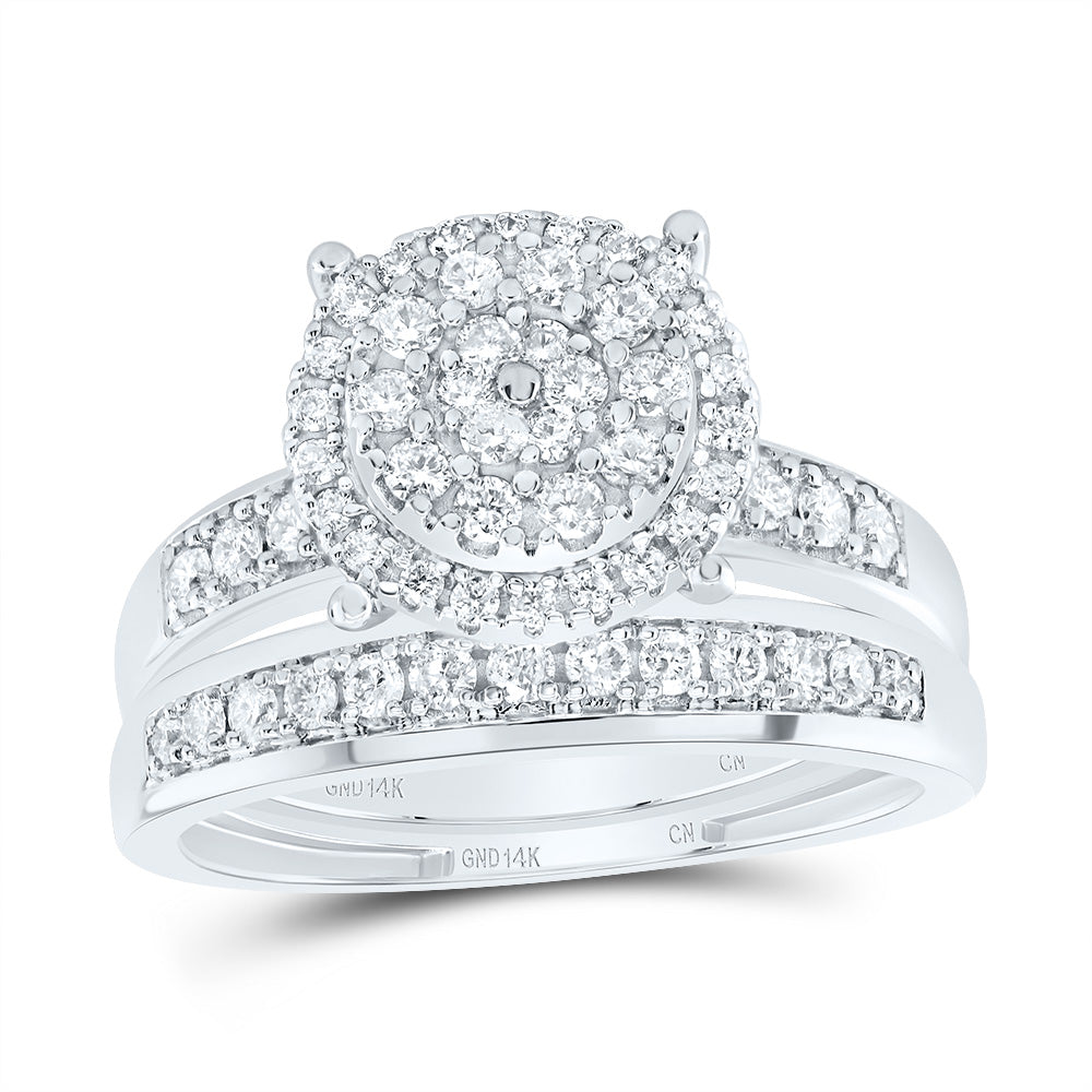 1Ctw-Dia Cn Round Trio Set (7.92 grams)