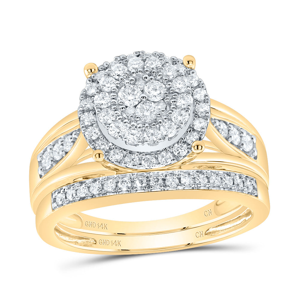 1Ctw-Dia Cn Round Trio Set (10.57 grams)