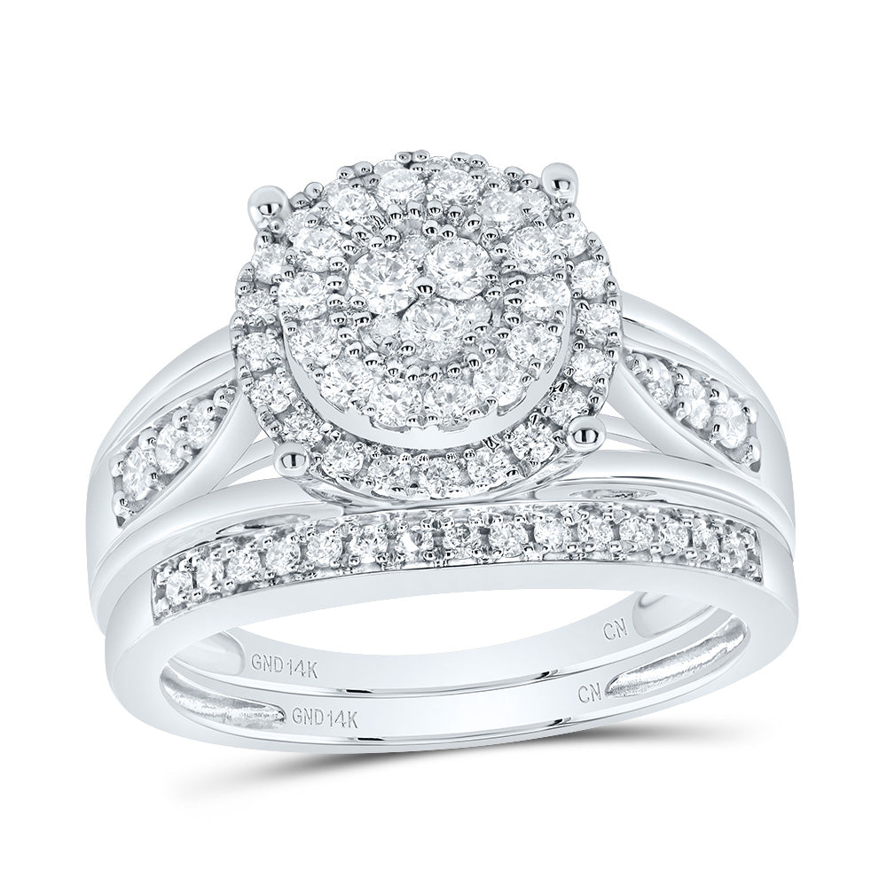 1Ctw-Dia Cn Round Trio Set (10.84 grams)