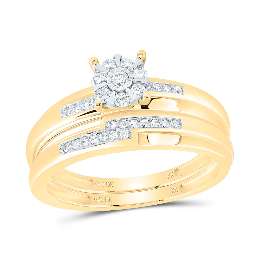 1/3Ctw-Dia Nk Round Trio Set (4.61 grams)