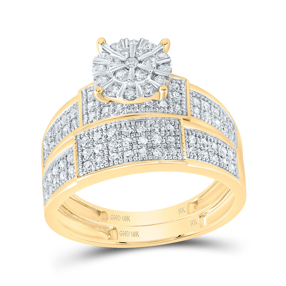 1 1/4Ctw-Dia Nk Round Trio Set (8.2 grams)