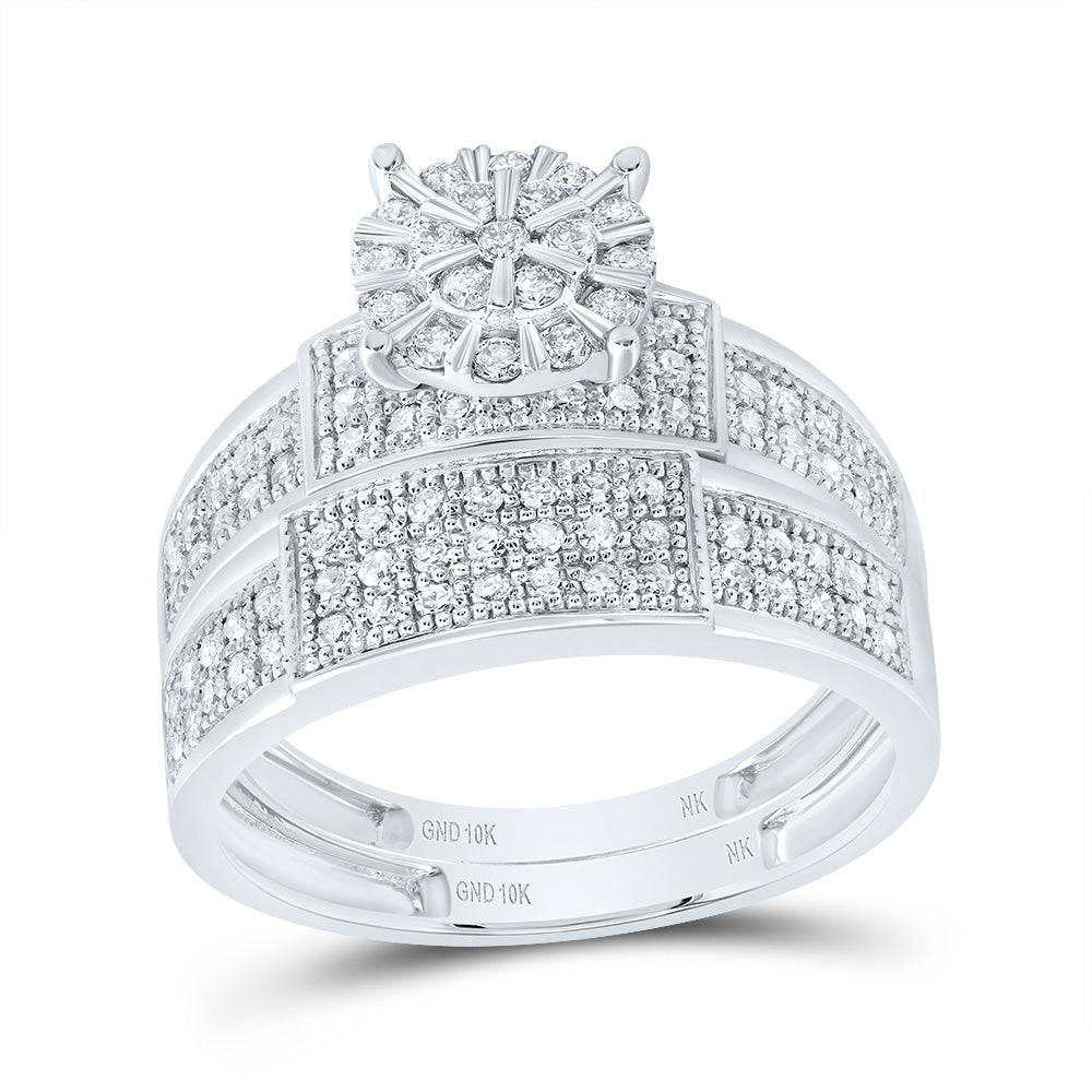 1 1/4Ctw-Dia Nk Round Trio Set (8.14 grams)