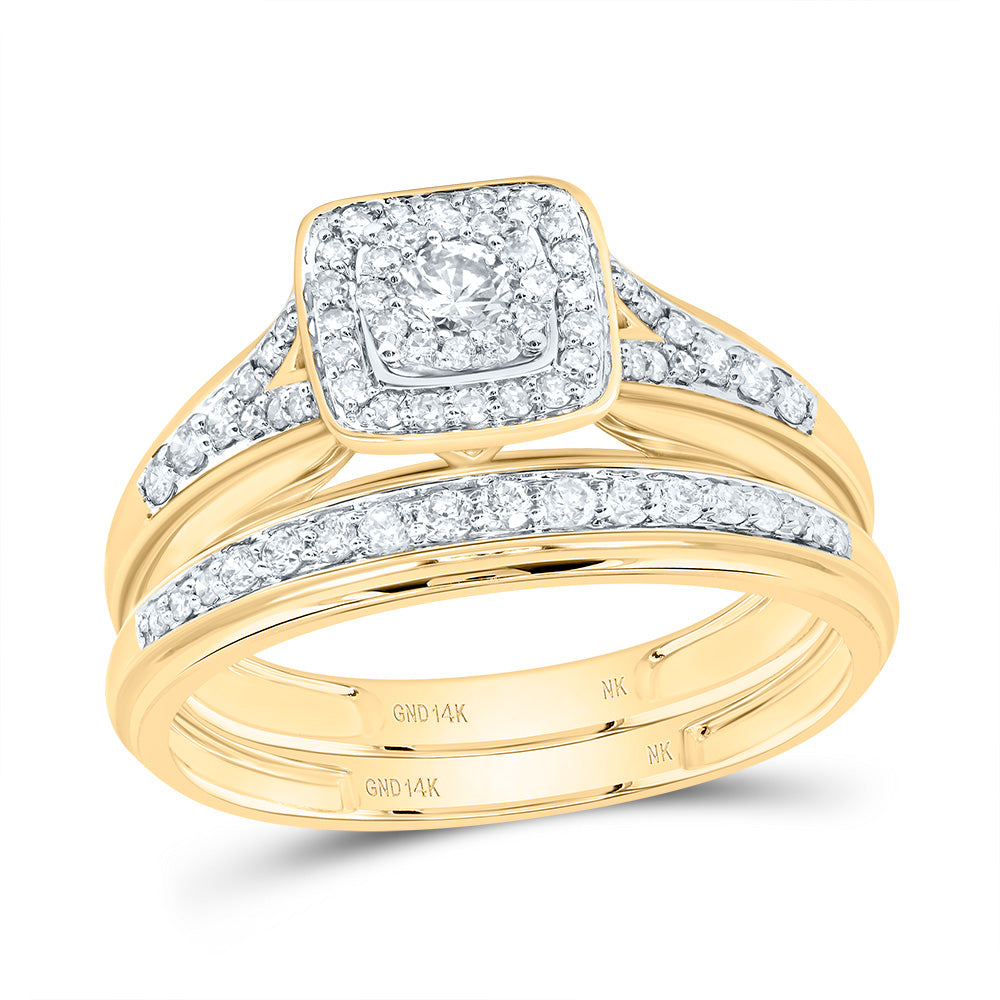 7/8Ctw-Diamond Square Trio Set (5.35 grams)