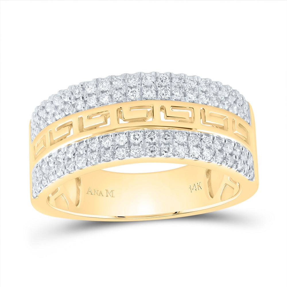 2 Ctw-Diamond Ana M 1/5Ct-Crd Square Trio Set (15.73 grams)