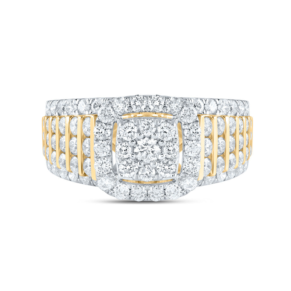 1 5/8Ctw-Dia Cn Cushion Fashion Bridal Ring (6.15 grams)