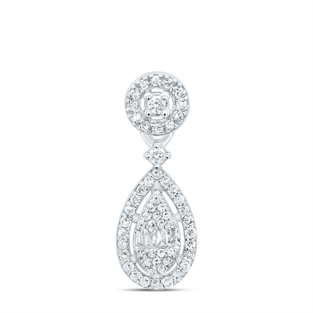 1/4Ctw-Dia P1 Gift Pear Pendant (1.089594 grams)