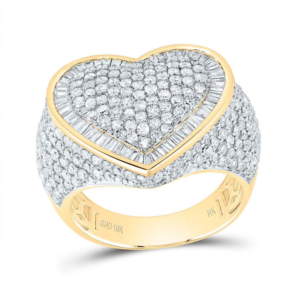 2 1/5Ctw-Diamond Heart Ring (6.72 grams)