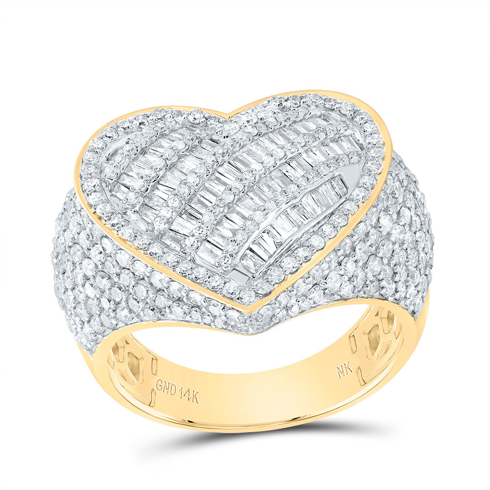 2Ctw-Dia Nk Heart Ring (7.46 grams)